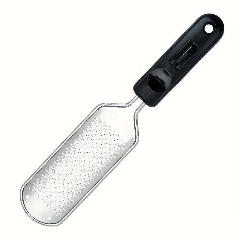 Stainless Steel Metal Foot Scrubber for Pedicure and Exfoliation, Professional Rasp for Foot Care